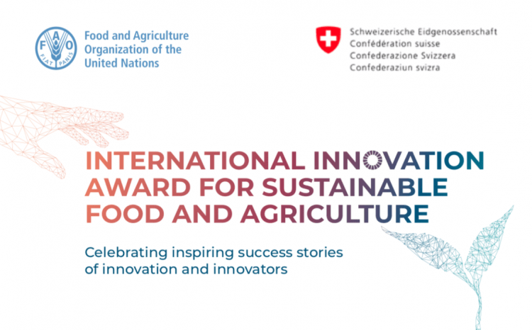 International Innovation Award for Sustainable Food and Agriculture