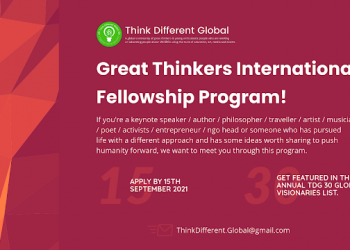 Great Thinkers International Fellowship 2021 Program