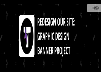 Redesign Our Site Graphic Design Banner Project