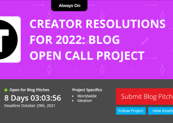 Creator Resolutions for 2022 Blog Open Call Project