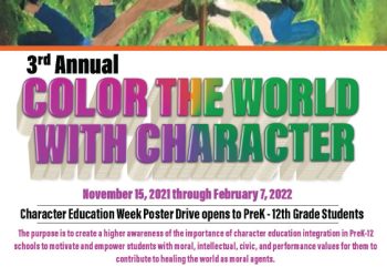 Color The World With Character Poster Drive