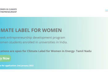 Climate Label for Women in Energy Incubator Program