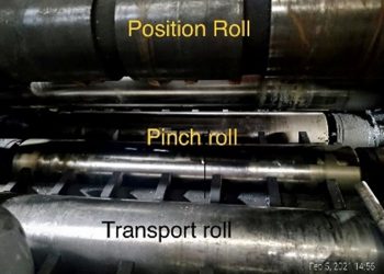 Develop an online inspection system for roll surface in Steel Mills