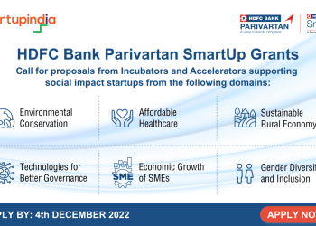 HDFC Bank Parivartan SmartUp Grants