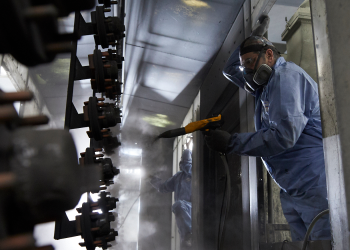 Paint deposition measurement & cleaning inside the ducts