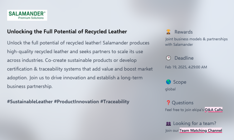 Unlocking the Full Potential of Recycled Leather