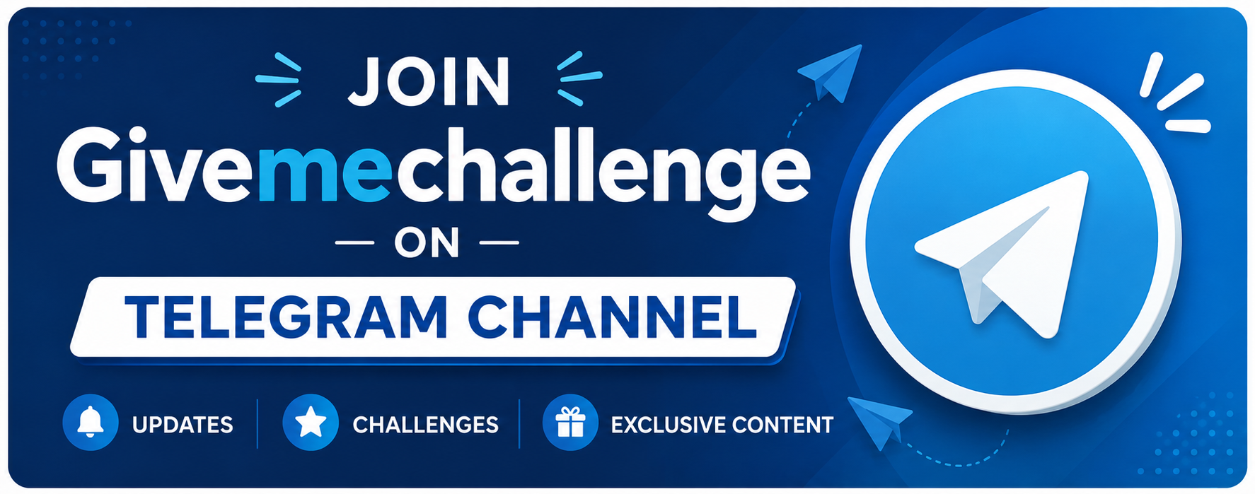 Join Givemechallenge - Telegram
