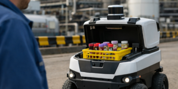 Scalable Transport of Laboratory Samples in Refinery Operations