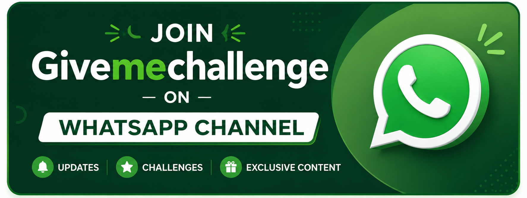 Join Givemechallenge - Telegram