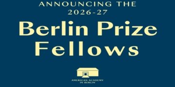 Berlin Prize at the American Academy in Berlin Academic Year 2027